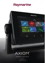 Raymarine axiom 7 Installation Instructions Manual preview