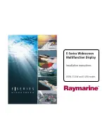 Raymarine E90W Installation Instructions Manual preview