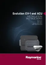 Preview for 1 page of Raymarine EVOLUTION ACU-100 Installation Instructions Manual