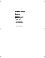 Raymarine Radar Scanner Owner'S Handbook Manual preview