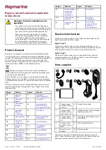 Preview for 1 page of Raymarine Raymic Installation Instructions