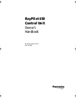 Preview for 2 page of Raymarine RayPilot 650 User Manual