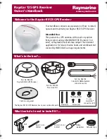 Предварительный просмотр 1 страницы Raymarine Raystar 125 Owner'S Handbook Manual
