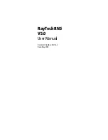 Raymarine RayTech RNS 5.0 User Manual preview