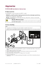 Raymarine RCR-SDUSB Installation Instructions preview