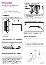 Предварительный просмотр 1 страницы Raymarine RV-100 RealVision 3D Installation Instructions