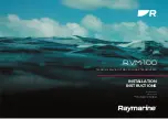 Preview for 1 page of Raymarine RVM-100 Installation Instructions Manual