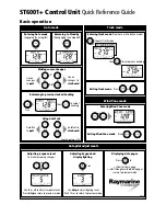 Предварительный просмотр 2 страницы Raymarine ST6001+ Quick Reference Manual