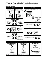 Preview for 2 page of Raymarine ST7001+ Quick Reference Manual