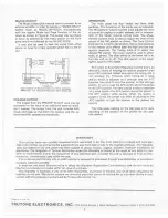 Предварительный просмотр 3 страницы Raymer FM Receiver 840-35A Operating Instructions