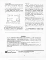 Предварительный просмотр 3 страницы Raymer FM Receiver 841-40 Operating Instructions