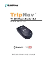 Предварительный просмотр 1 страницы Rayming TripNav TN-206 User Manual