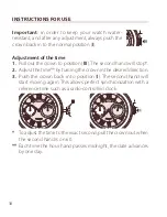 Preview for 10 page of Raymond Weil ZGU 729 Instructions For Use Manual