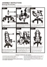 Preview for 3 page of Raynor Gaming Energy Pro Series Assembly And Operating Instructions