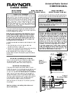 Preview for 1 page of Raynor 540RGD Owner'S Manual