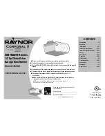 Raynor 8165RGD CONTRACTOR Series Corporal II Installation And User Manual preview