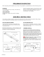 Preview for 4 page of Raynor ControlHoist 2.0 STANDARD Installation Instructions And User Manual