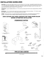 Preview for 2 page of Raynor FliteStar-10 Installation Instructions Manual