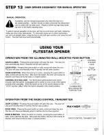 Preview for 16 page of Raynor FliteStar-10 Installation Instructions Manual