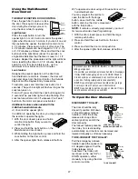 Предварительный просмотр 27 страницы Raynor Safety signal 3220RGD Owner'S Manual