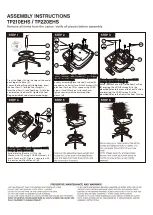 Preview for 3 page of Raynor TEMPUR-PEDIC TP210EHS Assembly Instructions