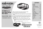 Raynor Ultra II 8587RGD User Manual preview