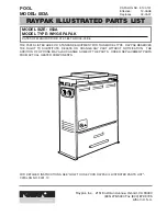 Raypak 053A Illustrate Parts List preview