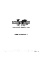 Preview for 22 page of Raypak 1000.57A Installation And Operating Instructions Manual