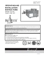 Raypak 122-322 Operating And Installation Instructions preview