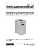 Raypak 155A VERSA Illustrate Parts List preview