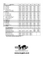 Предварительный просмотр 4 страницы Raypak 180A Illustrate Parts List