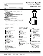 Raypak 182-400 Specification Sheet предпросмотр