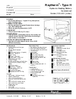 Raypak 2100 - 4001 Specifications предпросмотр