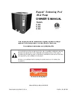 Raypak 5300 Owner'S Manual preview