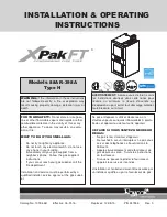 Preview for 1 page of Raypak 88AR-398A Installation & Operating Instructions Manual