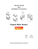 Raypak B0109 Owner'S Manual And Installation Instructions preview