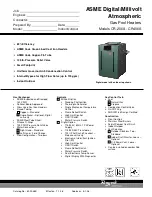 Raypak CR-206A Specification Sheet preview