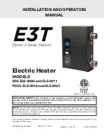 Raypak E3T Series Installation And Operation Manual preview