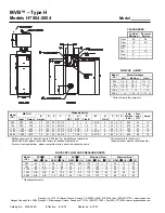 Предварительный просмотр 2 страницы Raypak H7 504-2004 Specifications