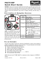 Предварительный просмотр 1 страницы Raypak PS270VSP Quick Start Manual