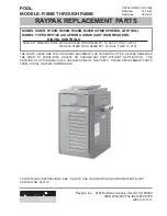 Raypak R265B Replacement Parts Manual preview