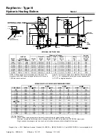 Предварительный просмотр 2 страницы Raypak Raytherm - Type WH 962-1826 Specifications