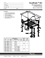 Raypak SureRack Kit 302B-2342B Specifications preview