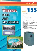 Предварительный просмотр 1 страницы Raypak Versa 155 Brochure