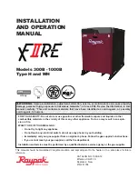 Raypak Xfiire 1000B Installation And Operation Manual preview