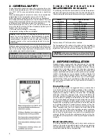 Preview for 6 page of Raypak XPAK 120 Installation & Operating Instructions Manual