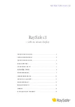 RaySafe i3 Instructions For Use Manual preview