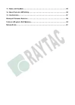 Preview for 4 page of RAYTAC MDBT42Q-PATM Manual