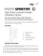 Raytec SPARTAN HP series Installation Manual предпросмотр