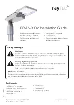 Preview for 1 page of Raytec URBAN-X Pro Installation Manual